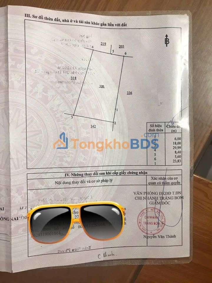 Đất nền Giang Điền, Trảng Bom 476m² giá 1.495 tỷ - Sổ đỏ chính chủ