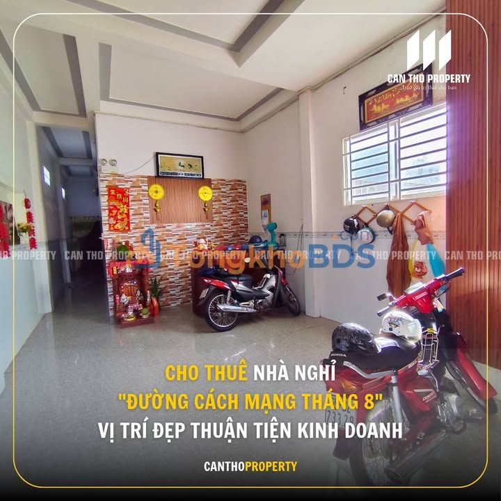 Cho thuê nhà nghỉ CMT8 Châu Thành A 8 triệu - Vào KD ngay