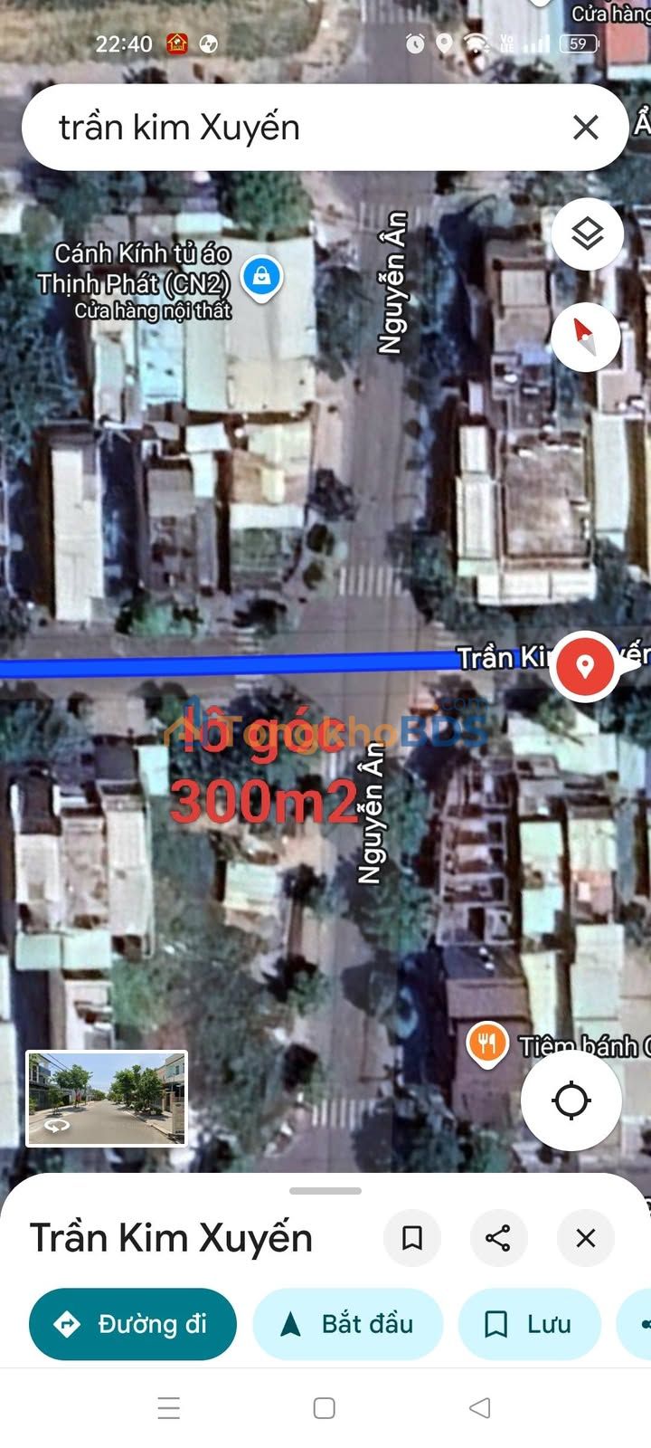 Cho thuê đất lô góc Hòa Xuân 300m² giá 5 triệu/tháng
