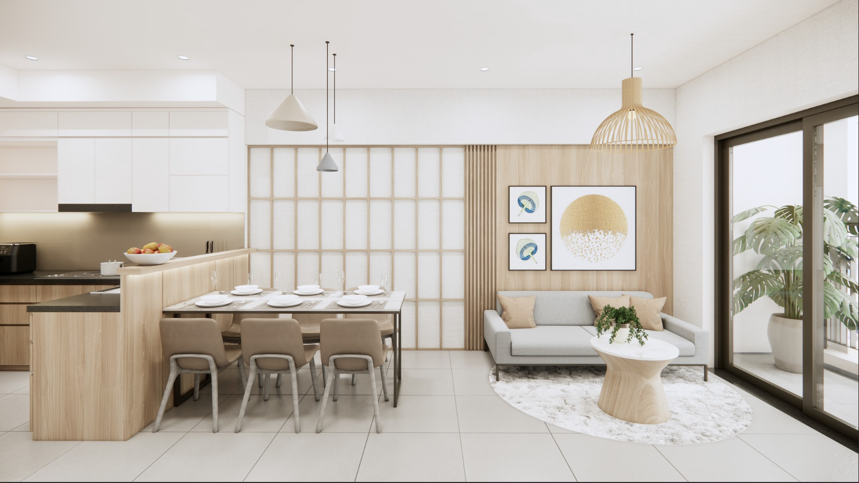 Căn hộ 2 phòng ngủ An Zen