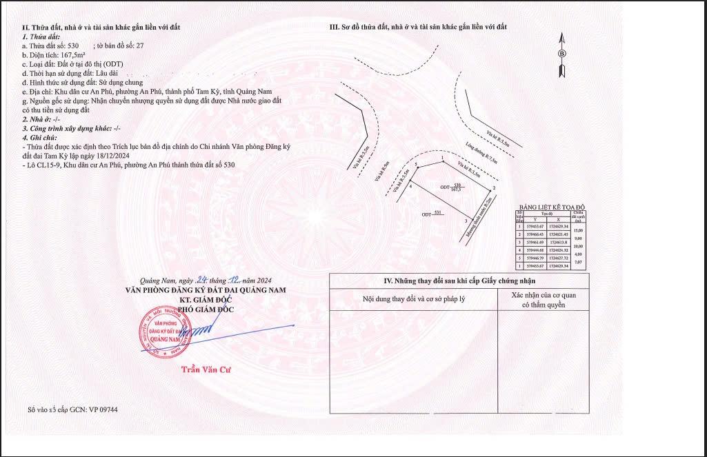 Lô góc 2 mặt tiền 167,5m2 khu đô thị An Phú - The Trident City giá tốt nhất thị trường BĐS Tam Kỳ