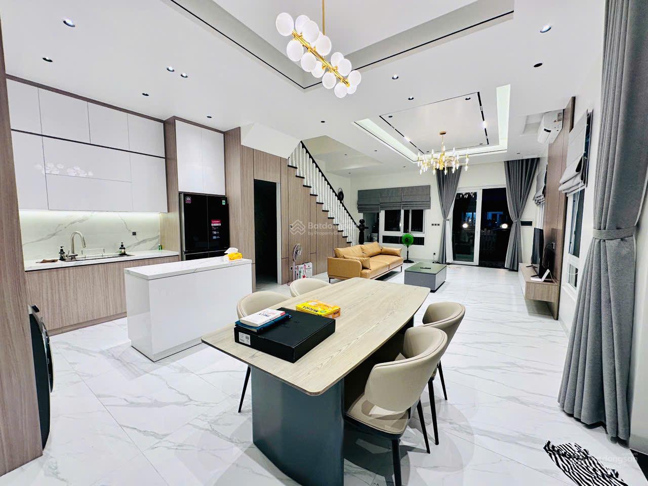 Cho thuê biệt thự song lập Melosa Garden, 144m² giá 25 triệu - Nhà full nội thất hiện đại!