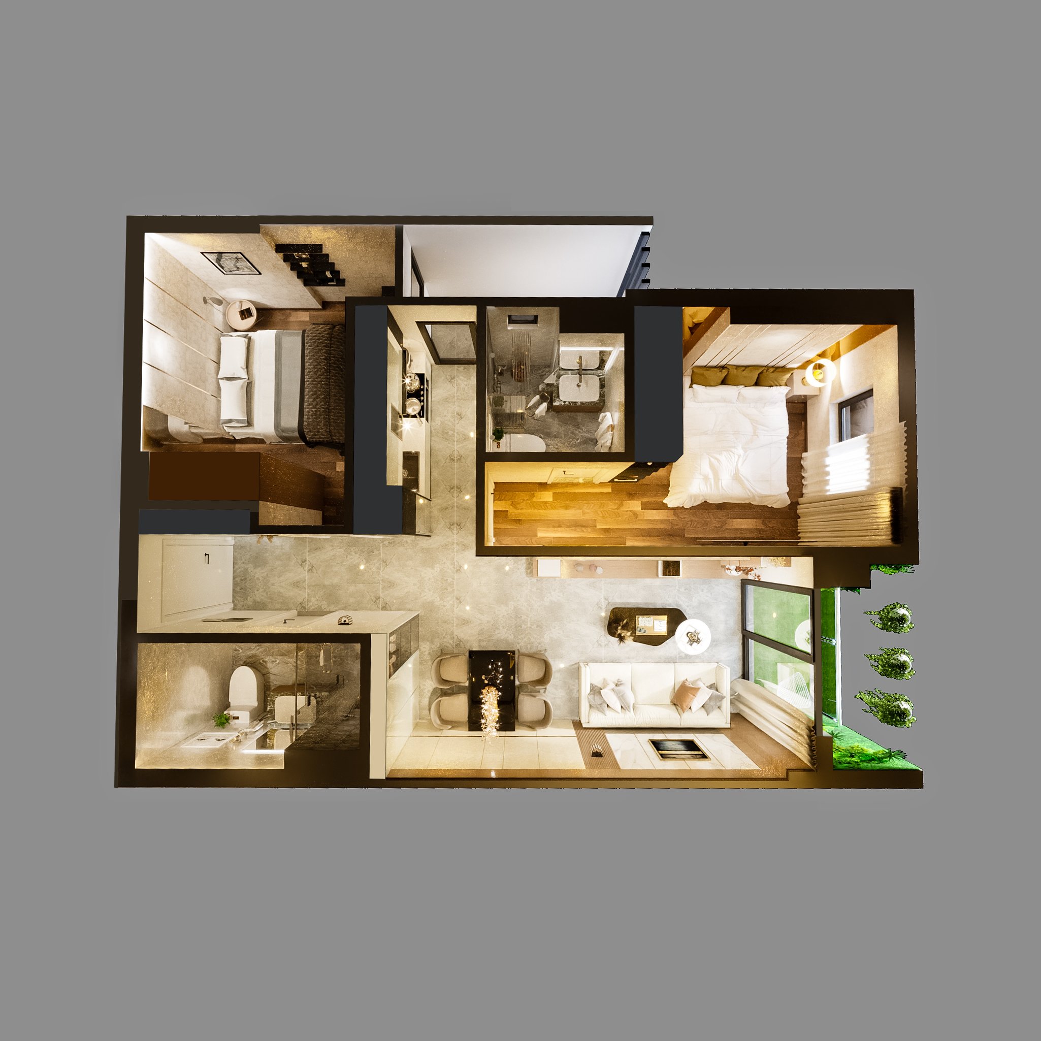 Bán căn hộ Tecco Felice 2PN - 2WC| Mã: CH-03-20