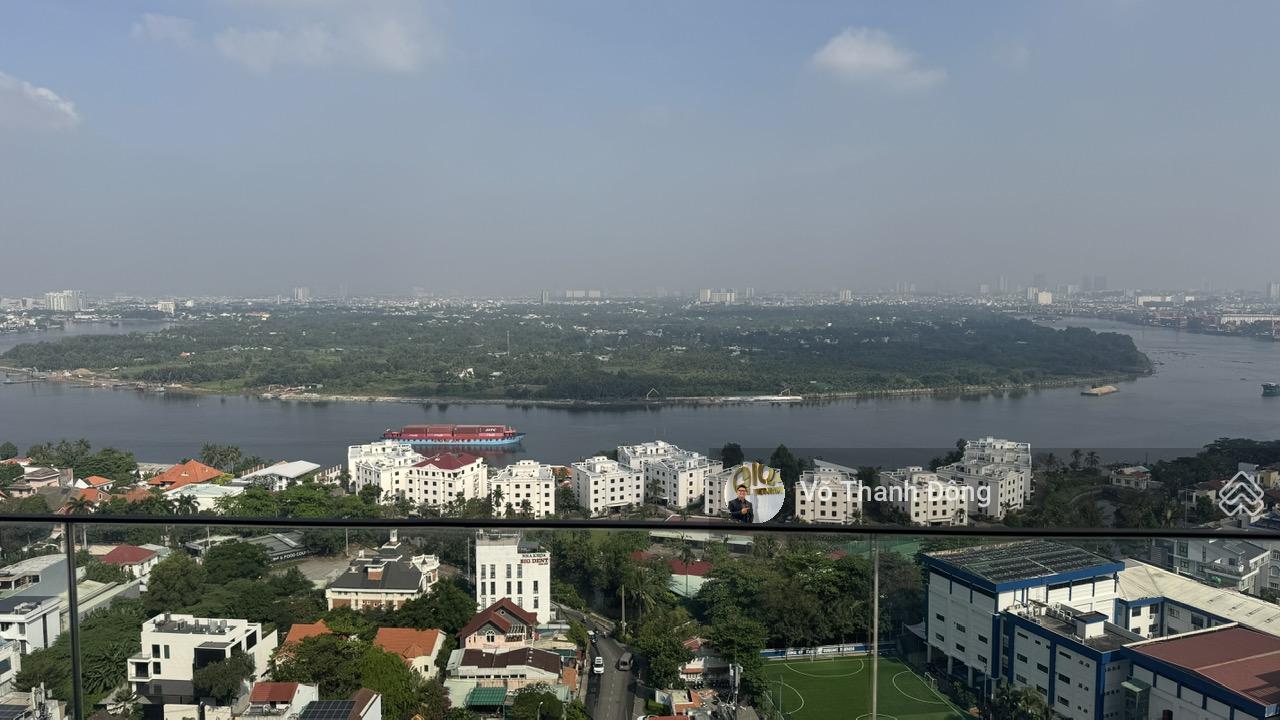 Cho thuê căn hộ 3PN Thảo Điền, view sông 112m² - Nội thất cơ bản, 45 triệu/tháng