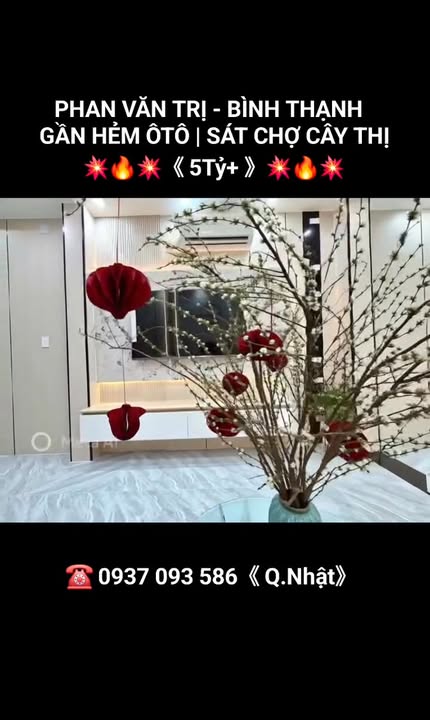 Nhà 33m² Phan Văn Trị, Bình Thạnh - 2PN, Sổ hồng sẵn sàng