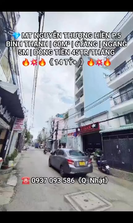Nhà Mặt Tiền Nguyễn Thượng Hiền, Bình Thạnh - Dòng Tiền 45 Triệu/Tháng