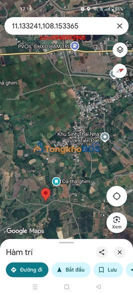 Đất vườn Hàm Trí 30000m² giá 85 triệu/sào - Đường to ô tô