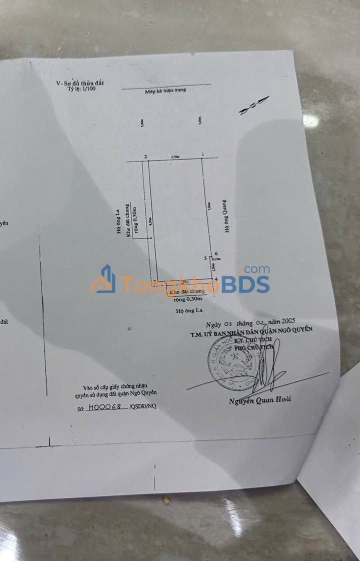 Đất nền Lê Lai Ngô Quyền 34m² giá 5.2 tỷ - Sổ đỏ chính chủ