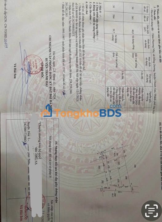 Đất nền Phương Nhị Thanh Oai 40m² gần Cienco5 tiềm năng tăng giá