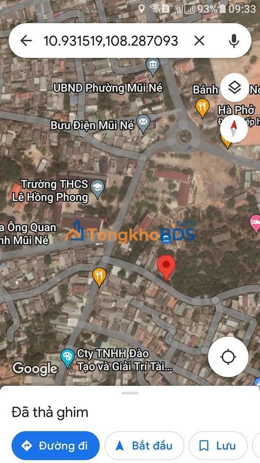 Đất nền Mũi Né 100m² gần Nguyễn Minh Châu - Đường to ô tô