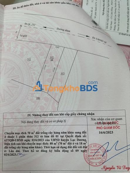 Nhà mặt tiền Thôn 1 Đa Sa 90m² - Mặt tiền kinh doanh