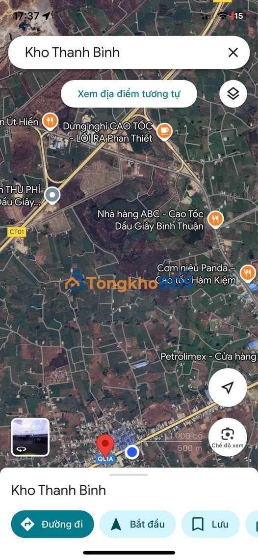 Nhà mặt tiền QL1A Hàm Thuận Nam 253m² - Mặt tiền kinh doanh