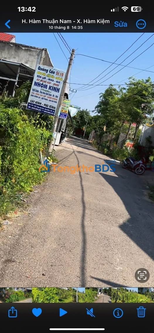 Đất vườn Hàm Kiệm 536m² giá 1.45 tỷ - Tiềm năng tăng giá