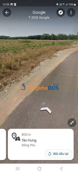 Đất SKC Tân Hưng Đồng Phú 1060m2 giá 600 triệu - Pháp lý rõ ràng