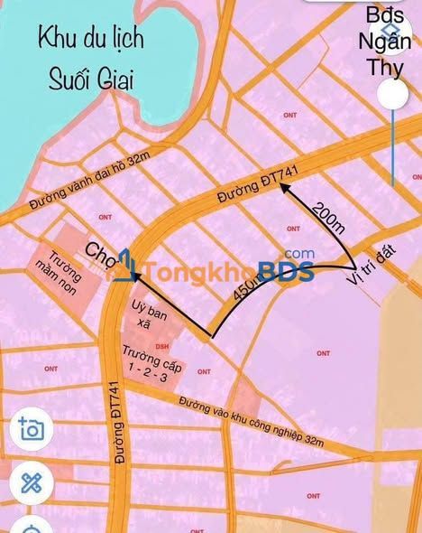 Đất nền ĐT741 Tân Lập 155m² giá 400 triệu - Pháp lý rõ ràng