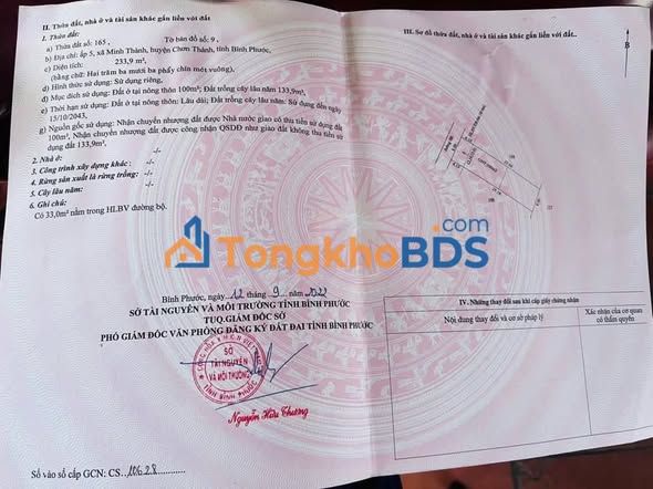 Đất nền Minh Thành 116m² giá 299 triệu - Tiềm năng tăng giá