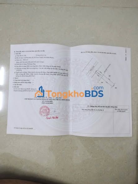 Đất nền Nha Bích 640m² 2.1 tỷ - Đường to ô tô