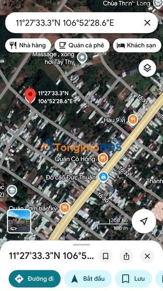 Đất nền Tân Phú Đồng Phú 450m² giá 1.3 tỷ - Xây dựng tự do