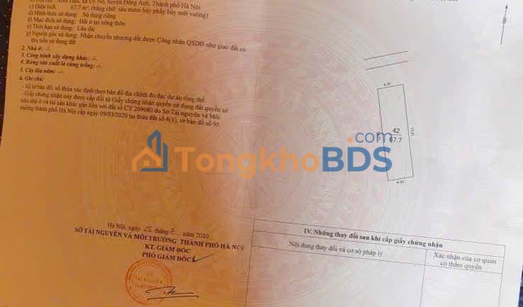 Đất Nền Hậu Oai 66.7m² - Mặt Tiền 4.2m - Sát Dự án 319 - Cơ Hội Đầu Tư Vàng