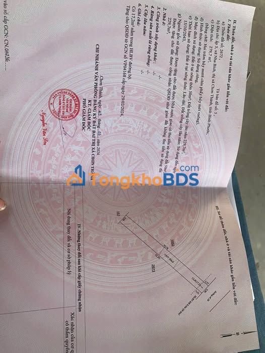 Đất nền Nha Bích 275m² giá 4xx triệu - Pháp lý rõ ràng