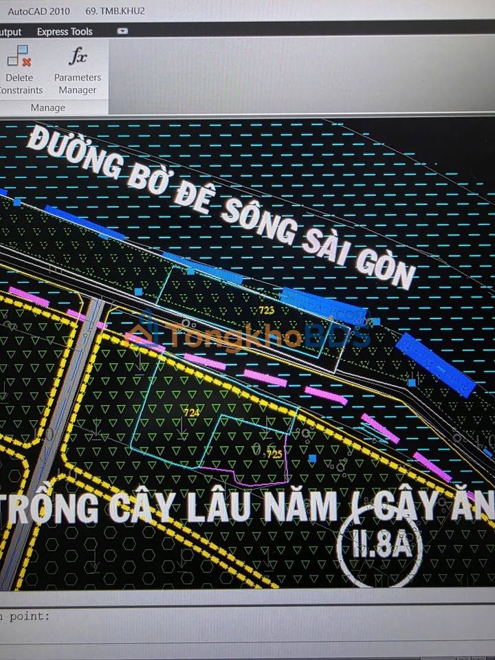 Đất nền ven sông Sài Gòn An Phú Củ Chi 7400m² - Tiềm năng tăng giá