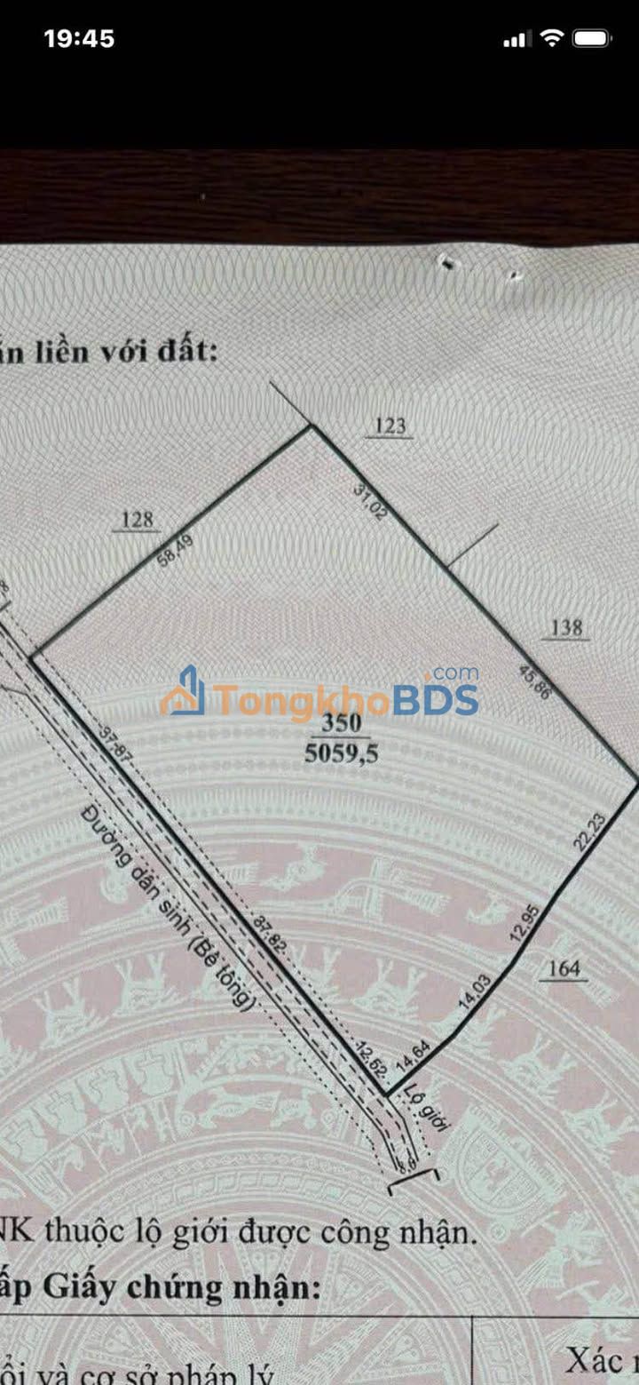 Đất vườn Lạc Xuân 1440m² giá 3.8 tỷ - Đường to ô tô