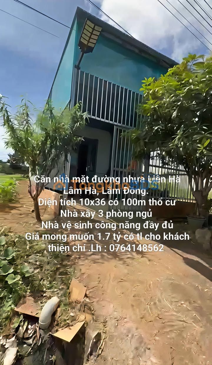 Nhà mặt đường Liên Hà Lâm Hà 360m² 1.7 tỷ - Chính chủ bán