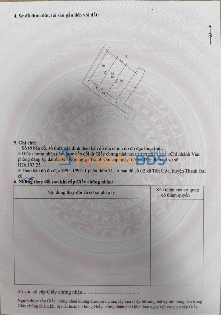 Đất nền Tân Ước Thanh Oai 83m² - Tiềm năng tăng giá