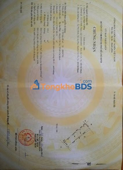 Nhà riêng An Phú Củ Chi 200m² giá 850 triệu - Giá tốt hiếm có