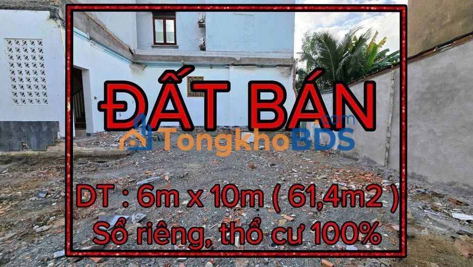 Đất nền Đặng Văn Trơn Biên Hòa 61m² - Sổ đỏ chính chủ