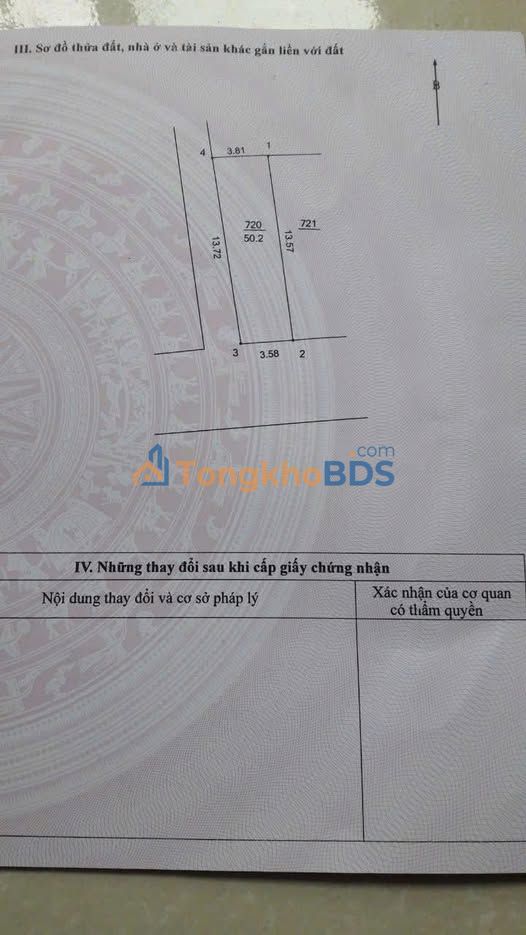 Đất nền Bích Hòa Thanh Oai 52m² - Pháp lý rõ ràng
