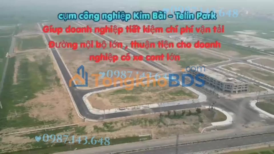 Đất CN Telin Park Kim Bài 2.100m² - Pháp lý rõ ràng