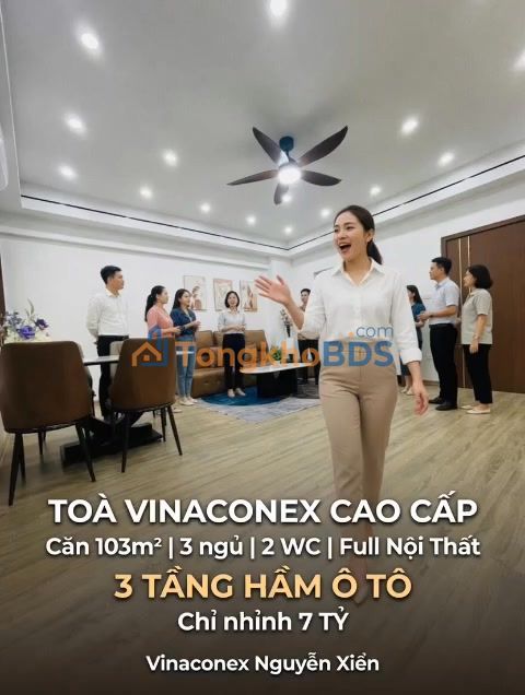 Căn hộ Vinaconex Trương Định 103m² giá 7 tỷ view đẹp