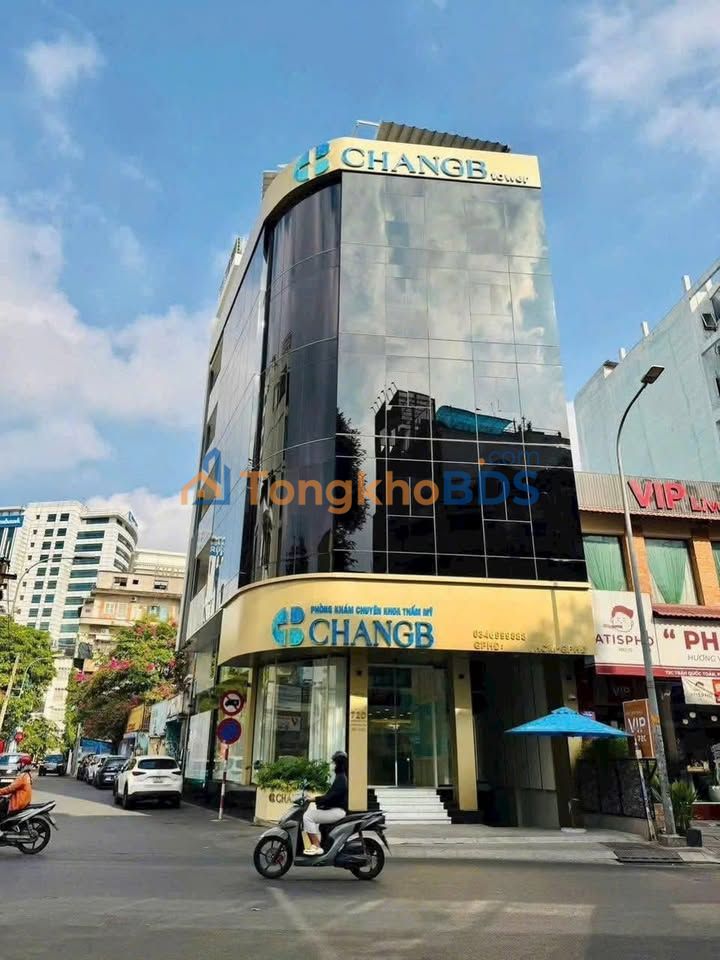Building góc 2 mặt tiền Trần Quốc Toản Q3 128m2 - Đầu tư sinh lời
