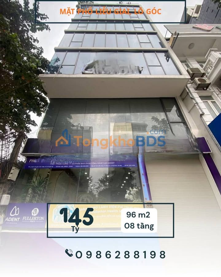Nhà phố Liễu Giai Ba Đình 96m² - Mặt tiền kinh doanh