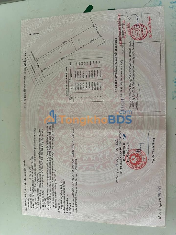 Đất nền mặt tiền 793 An Phú Củ Chi 666m² - Tiềm năng tăng giá