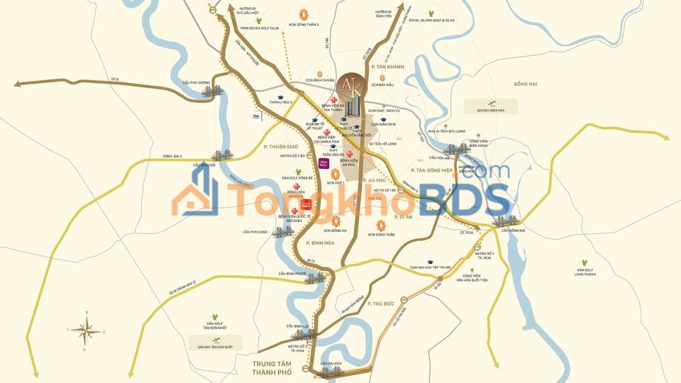 Tổ hợp A&K Tower An Phú Thuận An 84.000m² - Đầu tư sinh lời