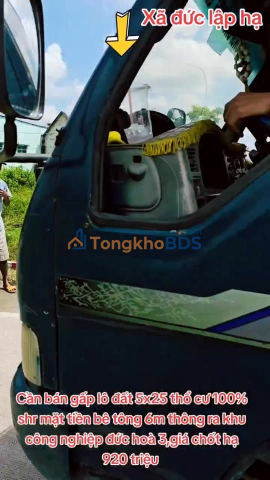 Đất nền thổ cư Đức Hòa Long An 125m² - Đất thổ cư 100%