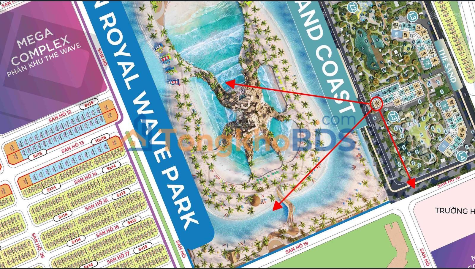 Căn hộ Masteri Grand Coast 71,3m² 4,38 tỷ - View đẹp