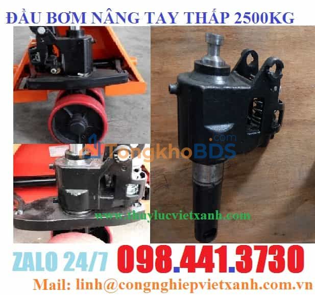 Đầu bơm xe nâng tay 2500kg HCM 100 triệu - Hàng nhập khẩu