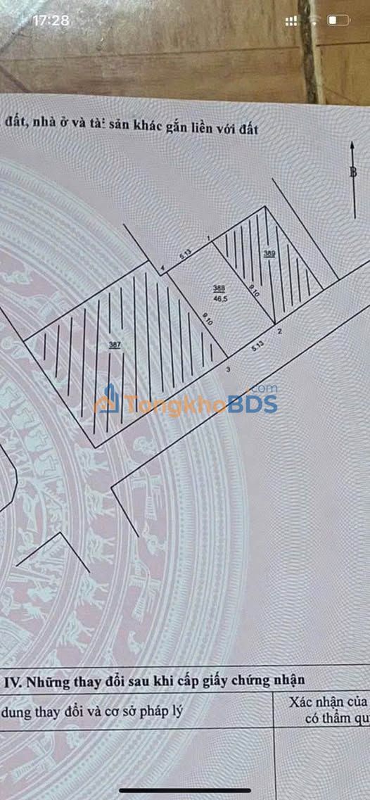 Đất nền Định Công 46,5m² - Đường to ô tô vào tận nơi