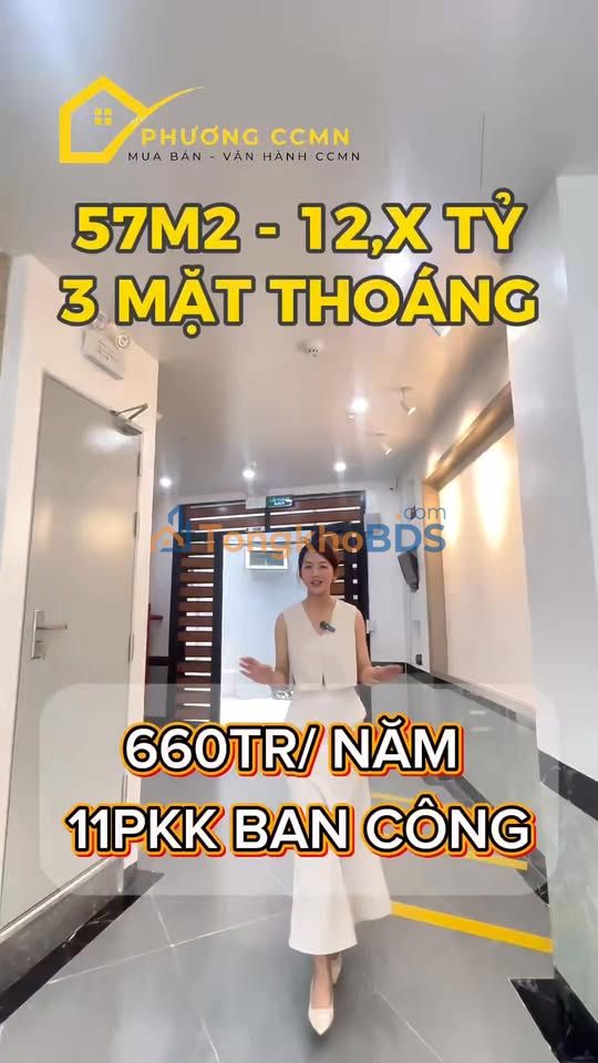CCMN Xuân La Tây Hồ 57m² giá 12.8 tỷ - Đầu tư sinh lời