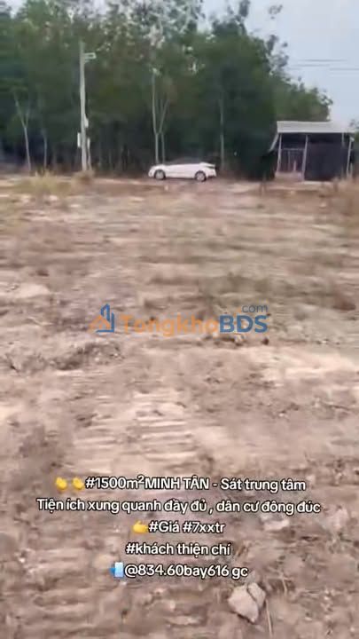 Đất nền Minh Tân 1500m2 giá 700 triệu - Tiềm năng tăng giá
