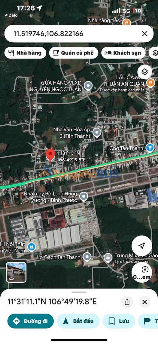 Đất nền Minh Thành 180m² tiềm năng tăng giá