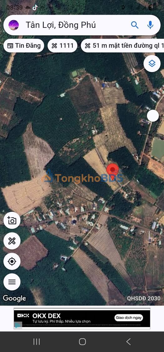 Đất nền Tân Hưng Đồng Phú 215m² - Pháp lý rõ ràng