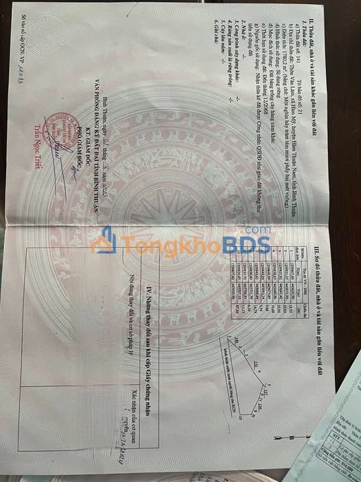 Đất nền Hàm Mỹ Bình Thuận 648m² tiềm năng tăng giá