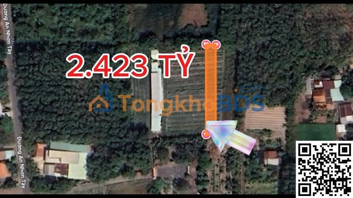 Đất thổ cư An Nhơn Tây Củ Chi 364m² - Pháp lý rõ ràng