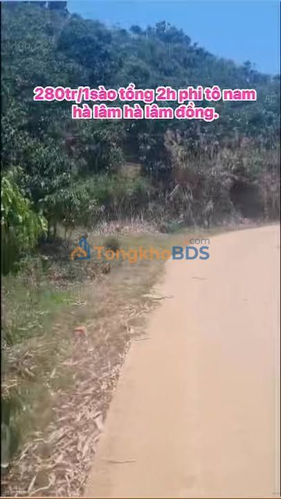 Đất vườn Phi Tô Lâm Hà 2ha giá 15.556 tỷ sinh thái xanh