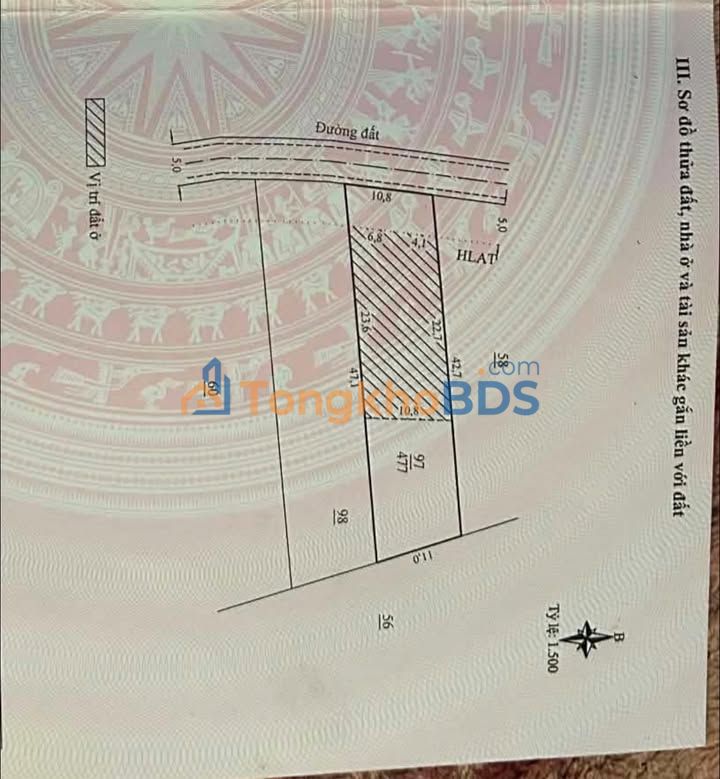 Đất nền Tân Thanh Lâm Hà 495m² giá 750 triệu - Đường to ô tô