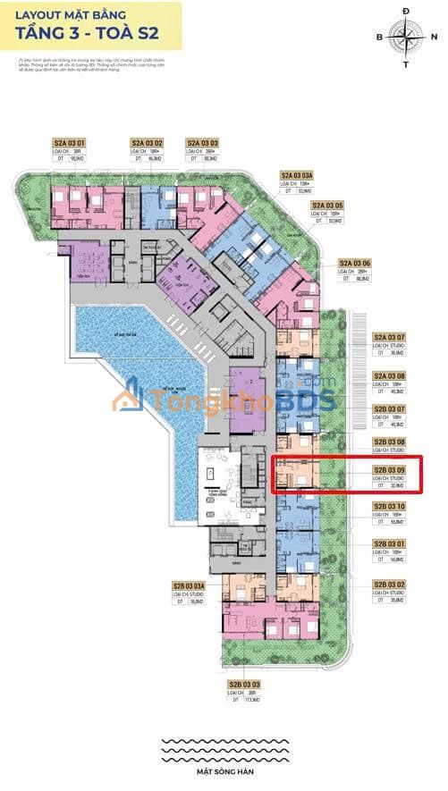 Căn hộ Sơn Trà 57m² giá 3.889 tỷ - Căn sân vườn độc đáo!